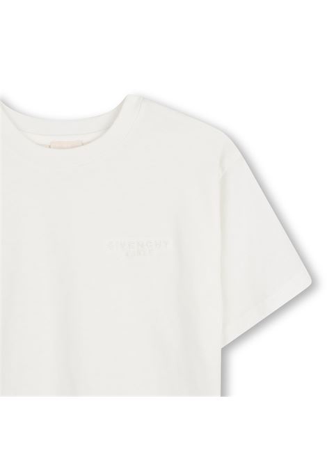 T-shirt con logo GIVENCHY KIDS | H31344117